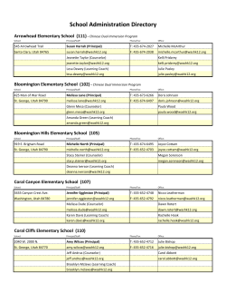 School Administration Directory - Washington County School District