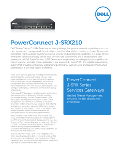 PowerConnect J-SRX210