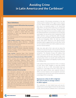 Avoiding Crime in Latin America and the