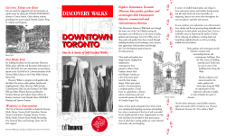 Discovery Walks: Downtown Toronto
