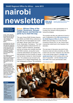 DAAD Newsletter June 2013
