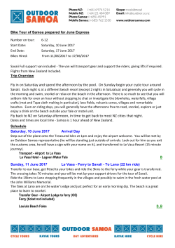 Fly in on Saturday and spend the afternoon by the