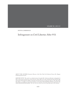 Infringement on Civil Liberties After 9/11
