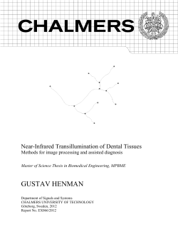 Near-Infrared Transillumination of Dental Tissues