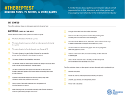 TheRepTest - The Representation Project