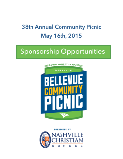 Picnic Sponsorship - Bellevue Harpeth Chamber