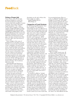FeedBack - The American Surveyor