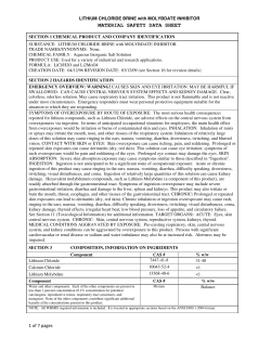 Kathene MSDS (Material Safety Data Sheet)