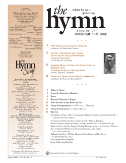 Adapting Western Chants and Hymn Tunes to