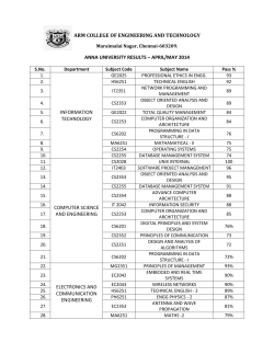 arm college of engineering and technology anna university results