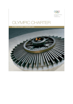 IOC Rule 41 Guideliness regarding Use of images