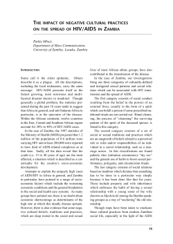 the impact of negative cultural practices on the spread of