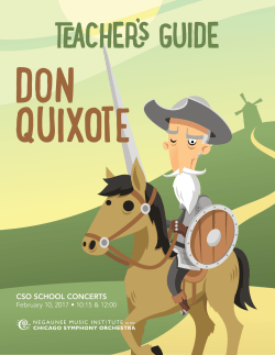 Don Quixote Teacher`s Guide - Chicago Symphony Orchestra