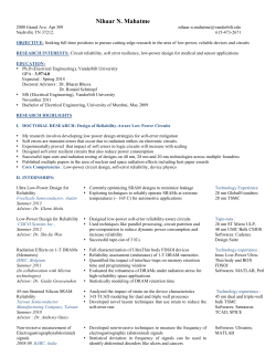 NihaarMahatme_Resume - Vanderbilt University