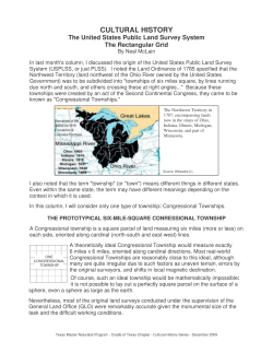 cultural history - Texas Master Naturalist