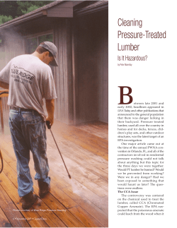 Cleaning Pressure-Treated Lumber: Is It Hazardous?