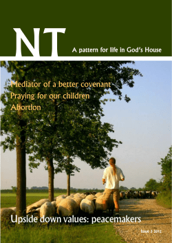 Upside down values: peacemakers