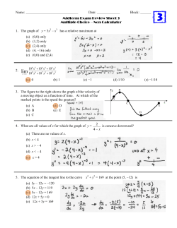 AB Calc Midterm Review 08