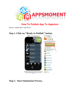 How To Publish App To Appstore