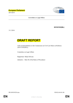 en en draft report - European Parliament
