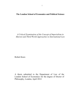 A Critical Examination of the Concept of Imperialism in Marxist and