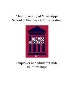Student Guide to Internships