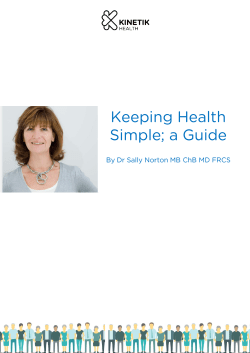 keephealthsimple - Kinetik Wellbeing
