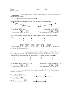 A line is drawn with an arrow pointing in both directions