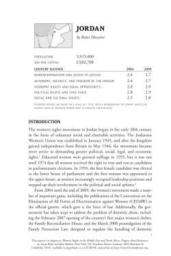 jordan - Freedom House