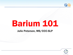 Barium 101