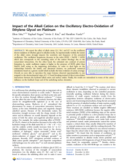 Impact of the Alkali Cation on the Oscillatory Electro-Oxidation