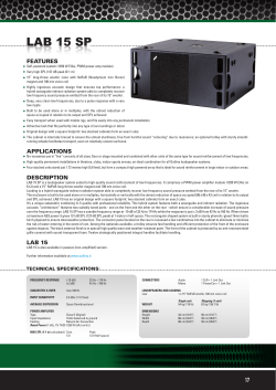 LAB 15 SP - Outline Audio