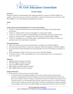 Bill of Rights - Database of K