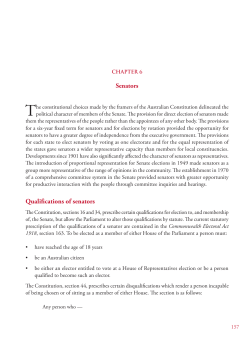 Odgers` Australian Senate Practice
