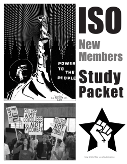 New Members Packet generic - International Socialist Organization