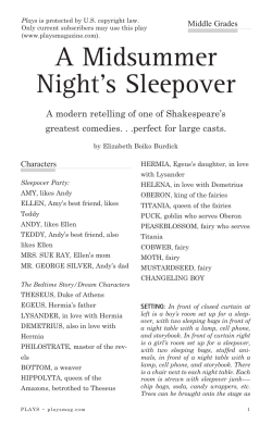 33-44 Midsummer Sleepover
