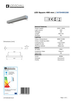 LED Square 400 mm | 3470400208
