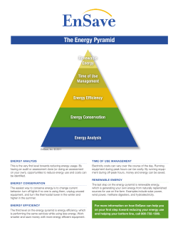 The Energy Pyramid - Dakota Rural Action