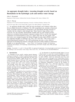 An aggregate drought index: Assessing drought severity based on