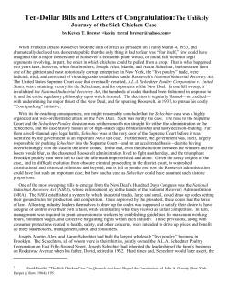 Ten-Dollar Bills and Letters of Congratulation:The Unlikely