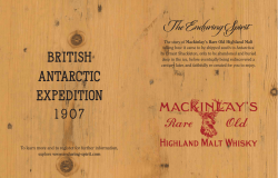 The story of Mackinlay`s Rare Old Highland Malt