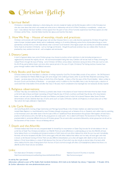 to a PDF on Christian Beliefs