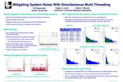 Conclusions and future work Noise degrades performance
