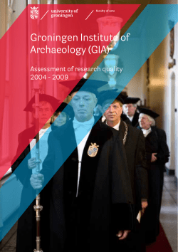 Groningen Institute of Archaeology (GIA)