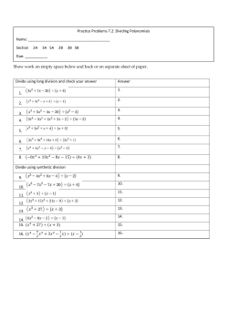 Show work on empty space below and back or on