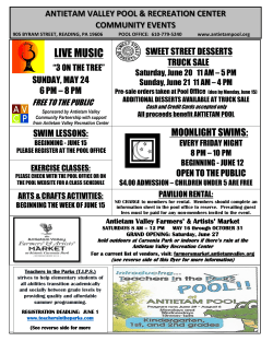 live music - Antietam Valley Community Partnership