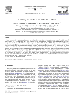 A survey of orbits of co-orbitals of Mars