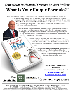 Countdown To Financial Freedom