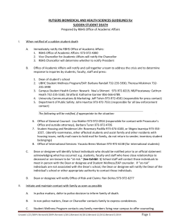 RUTGERS BIOMEDICAL AND HEALTH SCIENCES