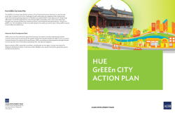 Hue GrEEEn City Action Plan